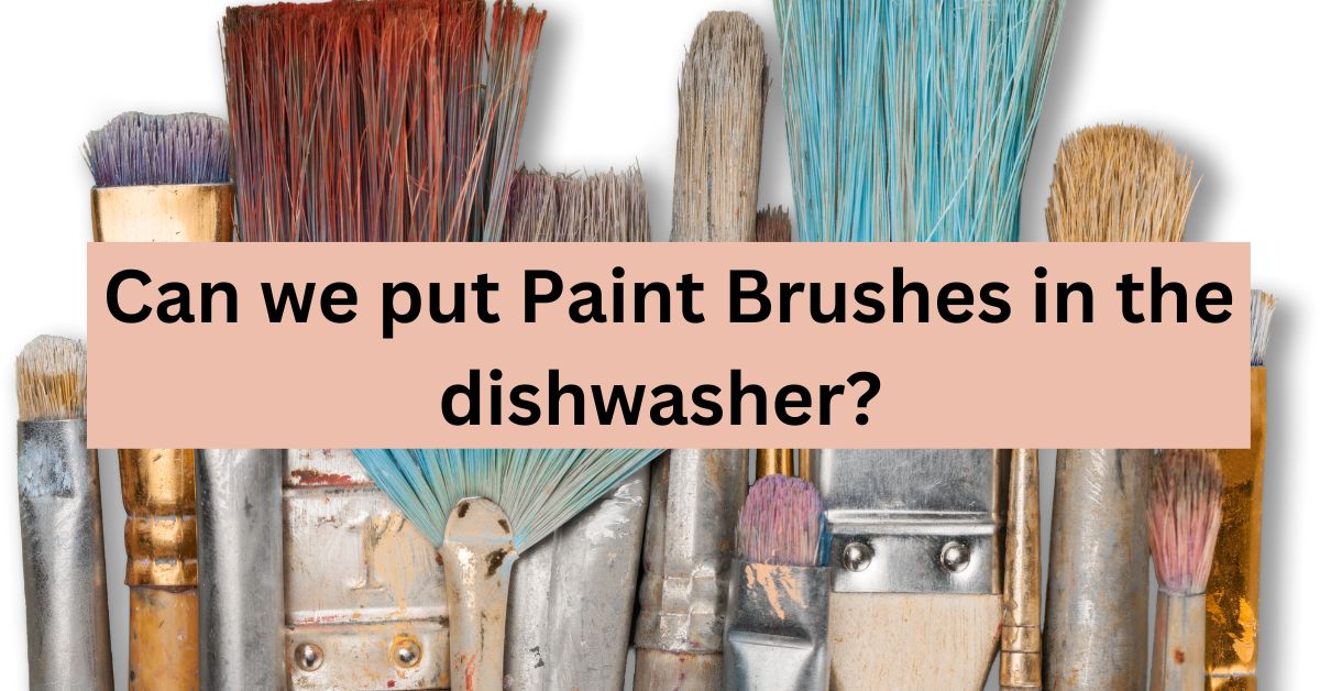 Read more about the article Can we put Paint Brushes in the dishwasher? Answered