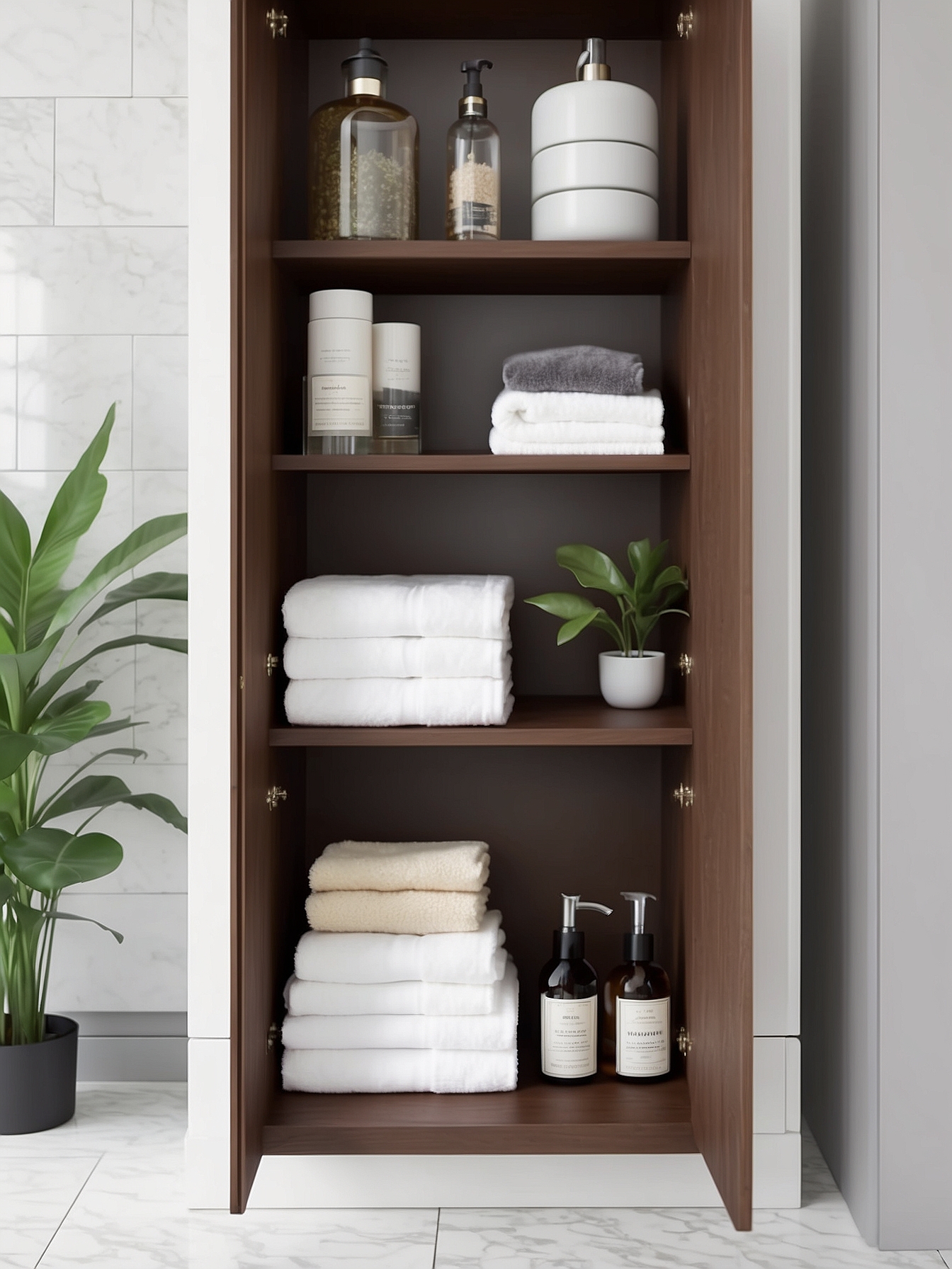 Picture of Top 16 Genius Compact Bathroom Storage Ideas to Maximize Space