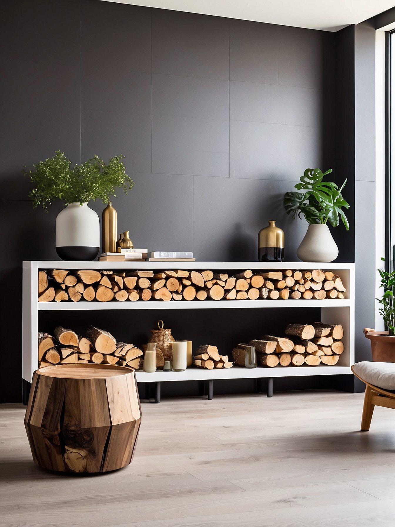 16 Bright Firewood Storage Ideas to Transform Your Space