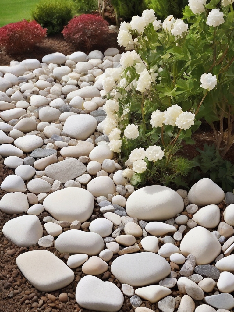 15 White Rock Landscaping Ideas to Enhance Your Outdoors