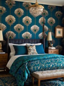15 Stunning Peacock Blue Bedroom Ideas For A Dreamy Look Homezille 15-stunning-peacock-blue-bedroom-ideas-for-a-dreamy-look-homezille