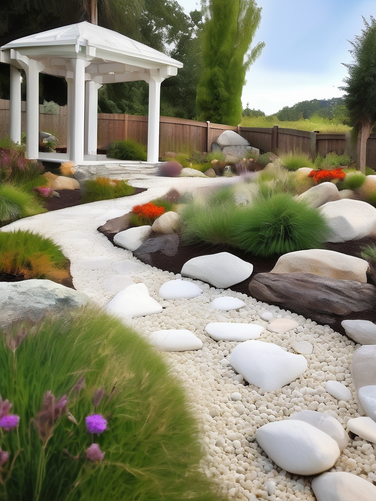 15 White Rock Landscaping Ideas to Enhance Your Outdoors