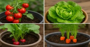 Read more about the article No Backyard? No Problem! These 15 Vegetables Thrive in Containers