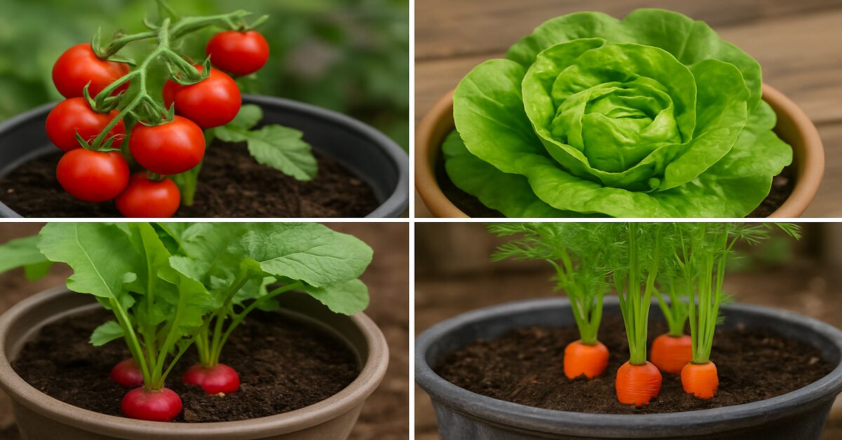 You are currently viewing No Backyard? No Problem! These 15 Vegetables Thrive in Containers