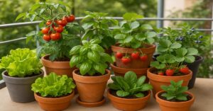 Read more about the article Grow These 20 Delicious Fruits, Veggies & Herbs in Containers—No Backyard Needed!