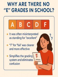 Why Are There No E Grades in School?