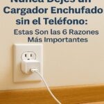 Nunca Dejes un Cargador Enchufado sin el Teléfono: Estas Son las 6 Razones Más Importantes