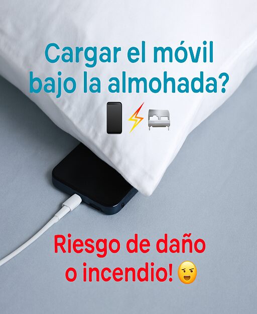 You are currently viewing ¿Por qué nunca debes cargar tu teléfono debajo de la almohada?