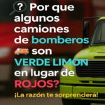 ¿Por Qué Algunos Camiones de Bomberos Son de Color Verde Lima en Lugar de Rojo?