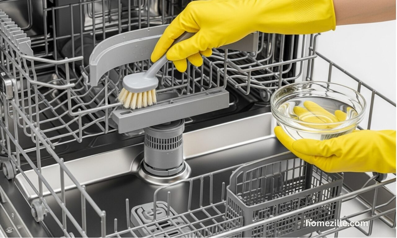 Read more about the article How to Clean a Dishwasher Drain Safely & Easily