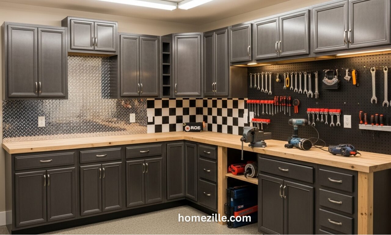 You are currently viewing 15 Creative Backsplash Designs for Garage Cabinets You Will Love