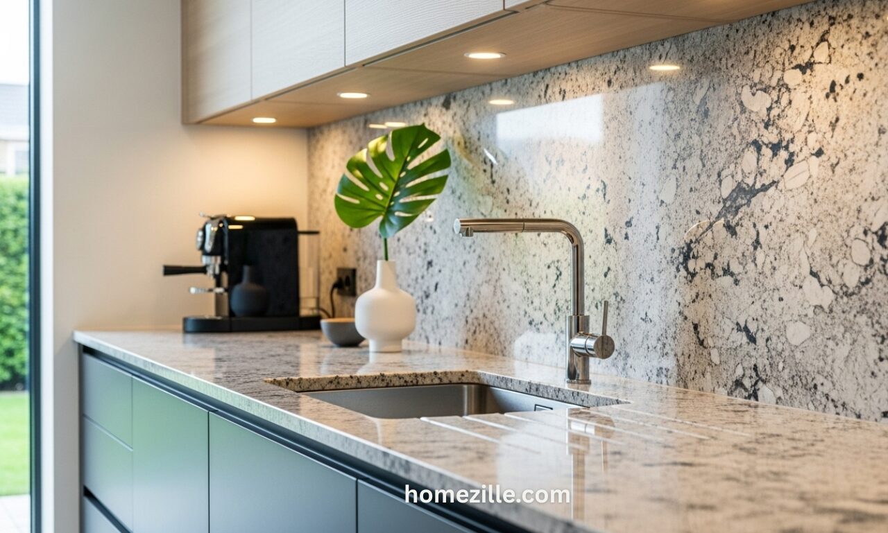 Read more about the article 15 Granite Countertops and Backsplash Trends Designers Love