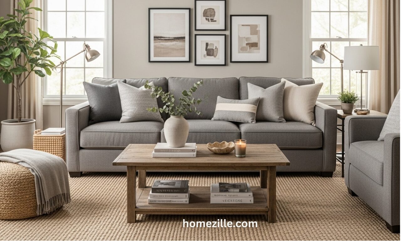 You are currently viewing 15 Grey Couch Living Room Looks That Never Go Out of Style