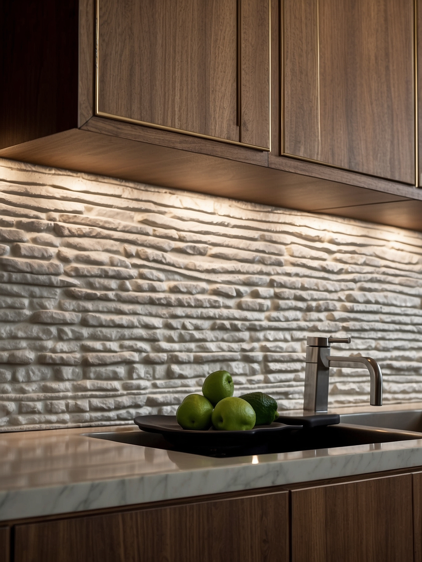 Backslash Texture The 15 Best Backsplash Designs for Quartz Countertops You’ll Fall in ...