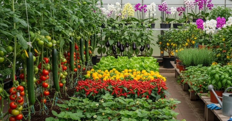 10 Best Plants to Grow in a Greenhouse Easily