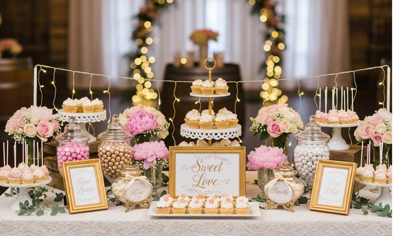 You are currently viewing 25 Stunning Wedding Sweet Table Decor Ideas Your Guests Will Love
