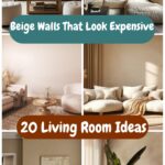 20 Beige Walls Living Room Ideas That Look Warm, Expensive & Timeless