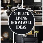20 Black Living Room Wall Ideas That Look Bold, Expensive & Stylish