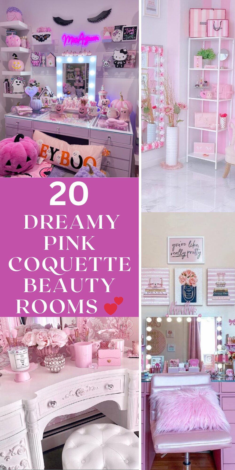 You are currently viewing 20 Dreamy Pink Coquette Beauty Rooms You’ll Absolutely Fall In Love With