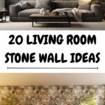 20 Living Room Stone Wall Ideas Designers Are Using Right Now