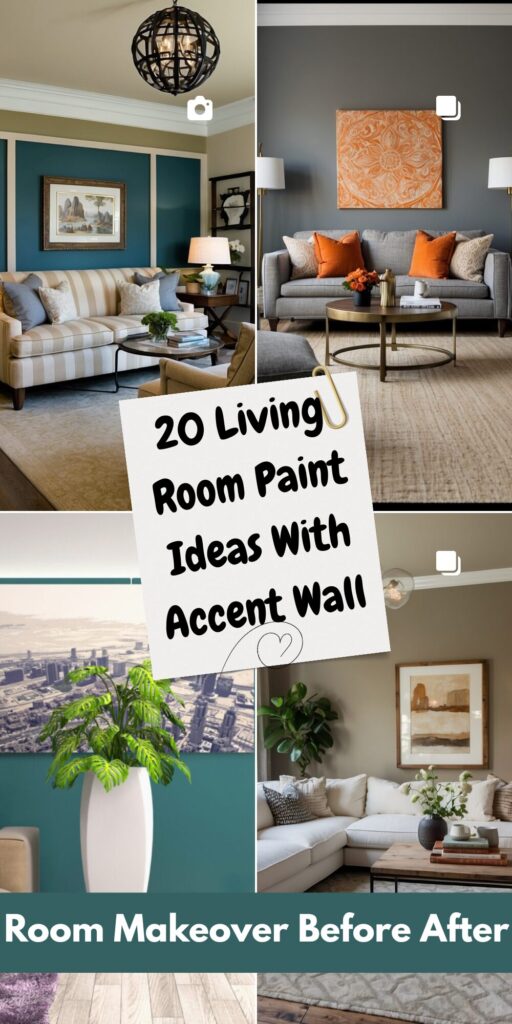 20 Living Room Paint Ideas With Accent Wall That Transform Any Space