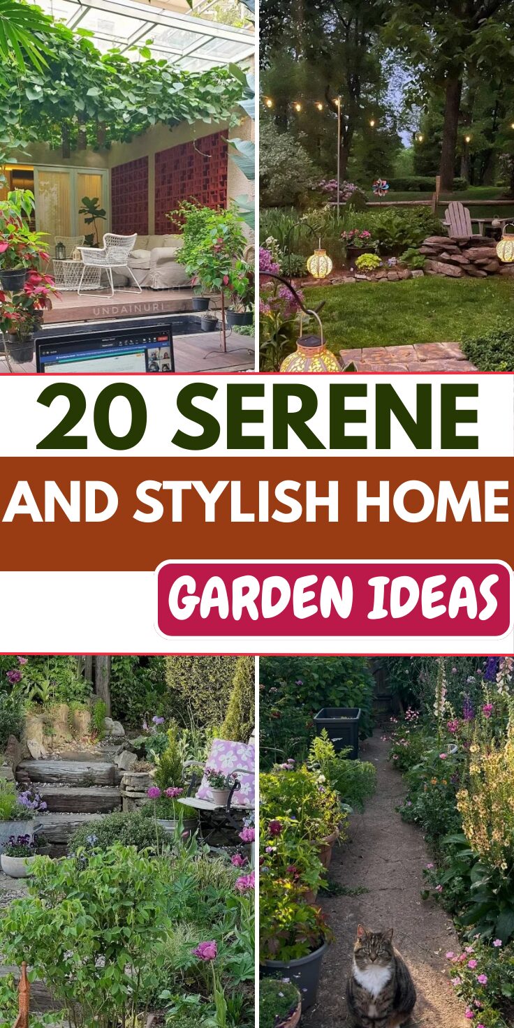 You are currently viewing 20 Serene and Stylish Home Garden Ideas You’ll Want to Try This Year