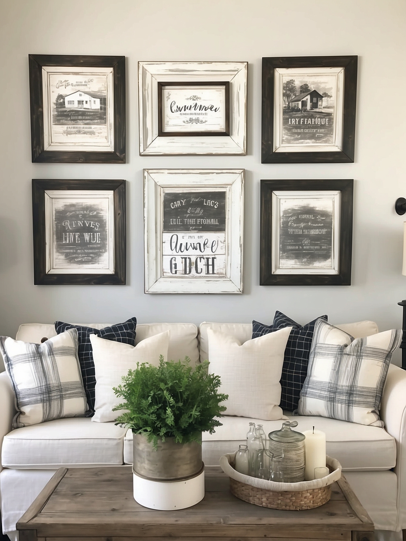 20 Modern Farmhouse Living Room Wall Decor Ideas That Feel Warm and Stylish