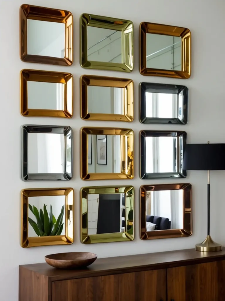 Grid of Square Mirrors