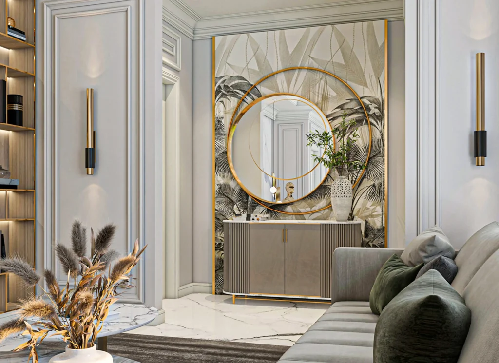 Metallic Gold Frames for Luxe Detail