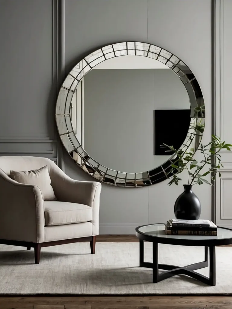 Minimalist Frameless Mirror
