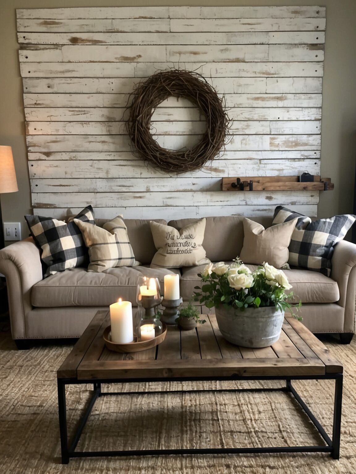 20 Modern Farmhouse Living Room Wall Decor Ideas That Feel Warm and Stylish