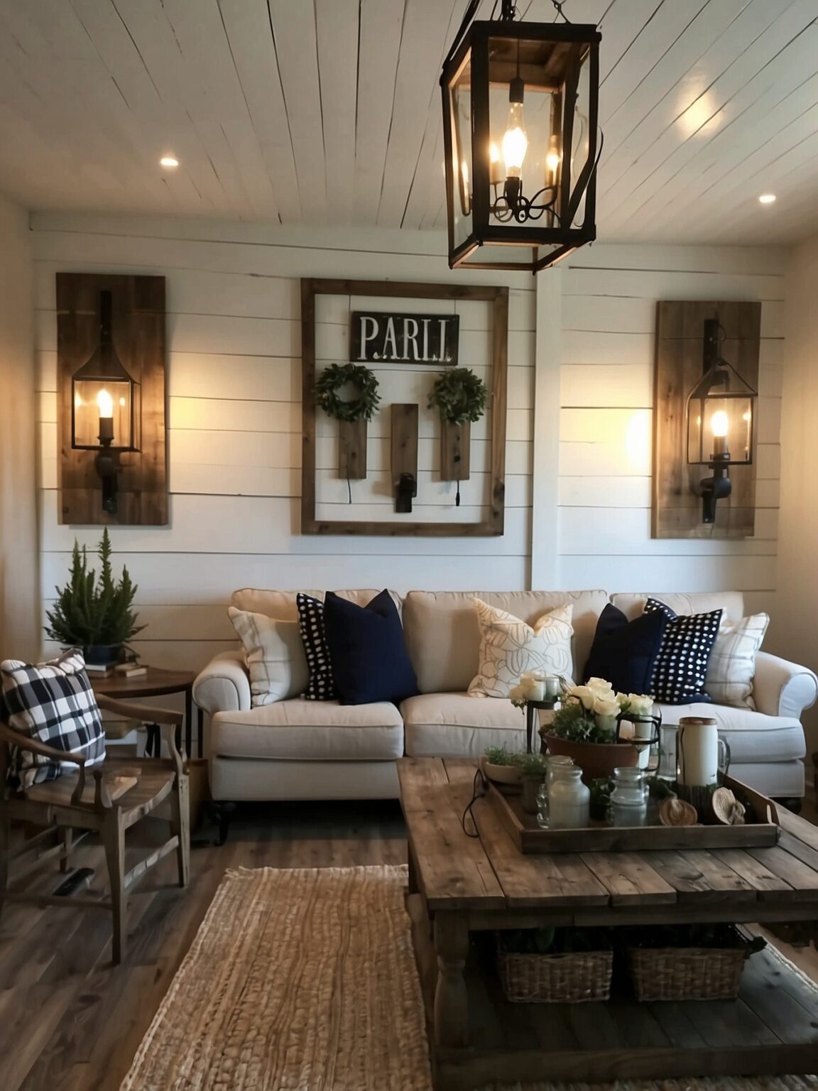 20 Modern Farmhouse Living Room Wall Decor Ideas That Feel Warm and Stylish