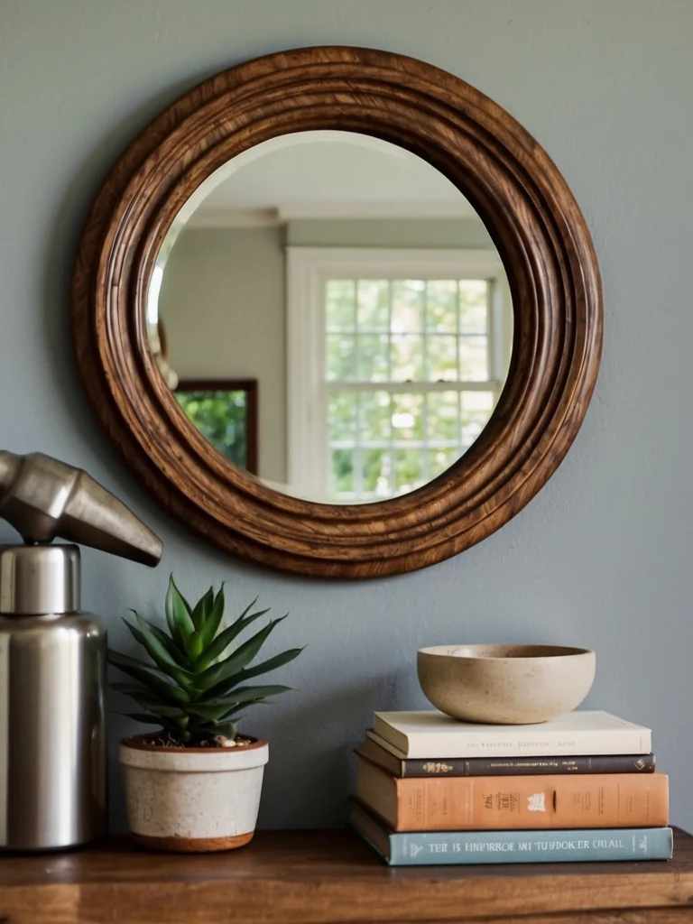 Wooden Framed Mirrors for Warmth