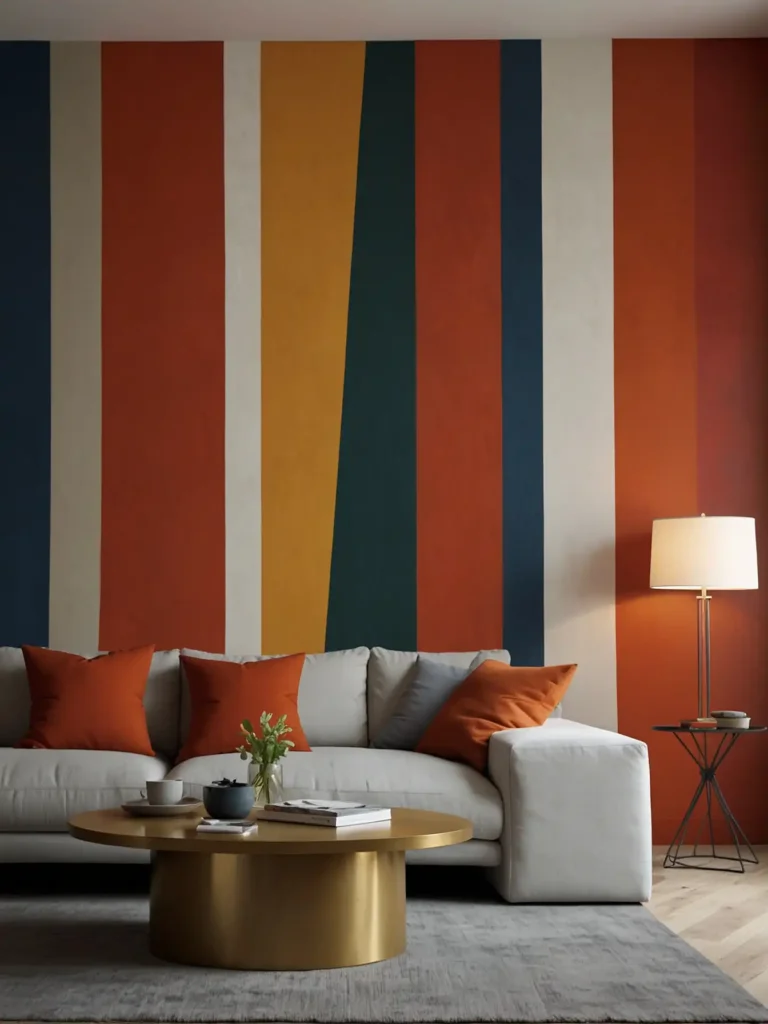 Bold Color Block Paint Design