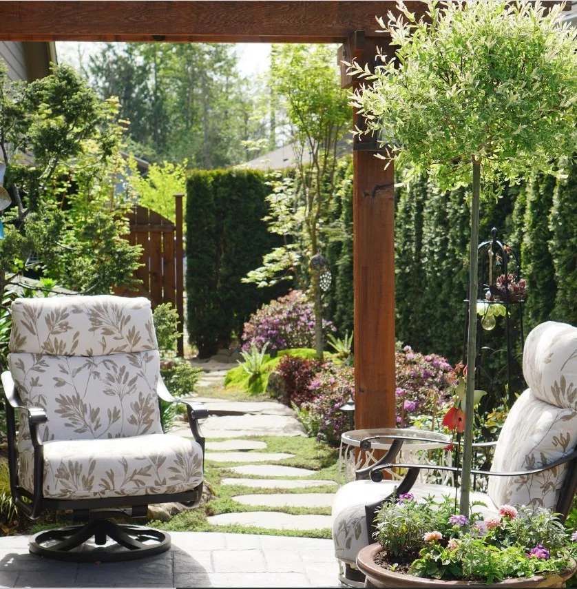 Chairs With A Garden View