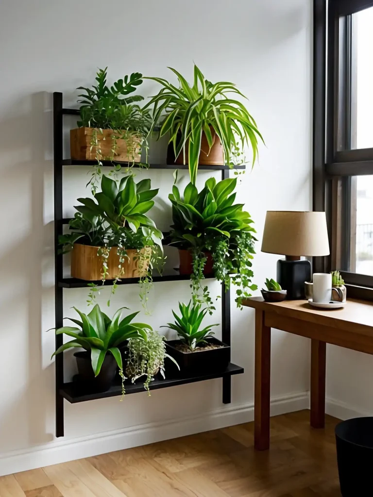 Compact Indoor Plant Wall for Apartments