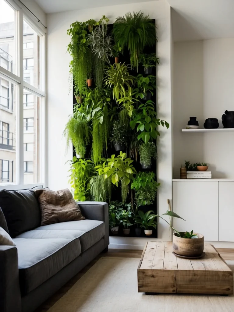 Living Room Herb Plant Wall