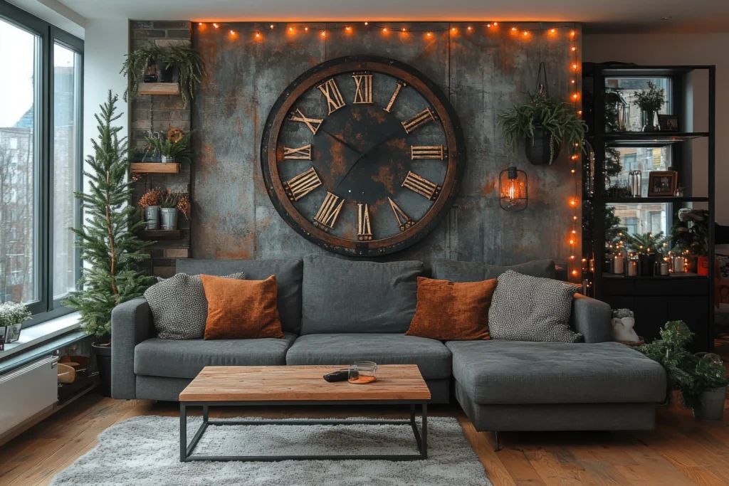 Oversized Clock Wall Decor