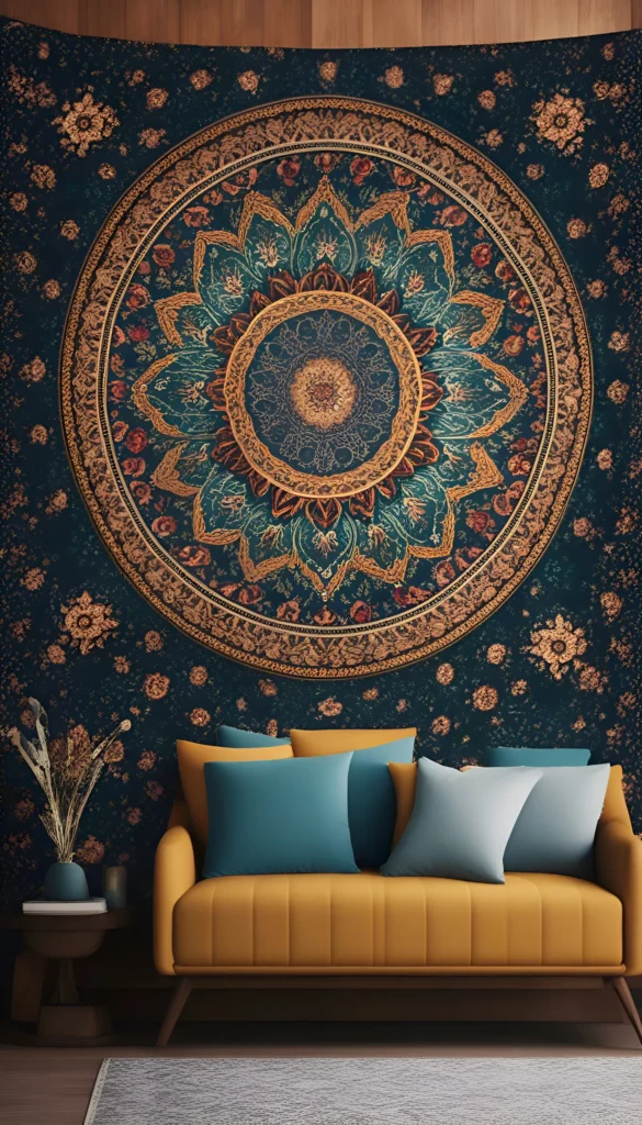 Tapestry with Bold Patterns