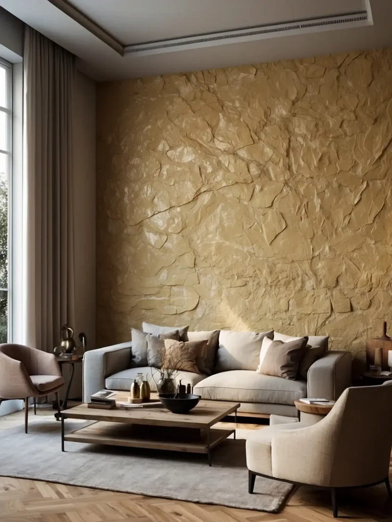 Textured Plaster or Stucco Wall