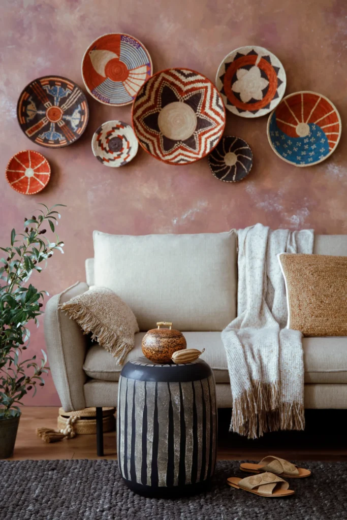 Vintage Textile Wall Panels