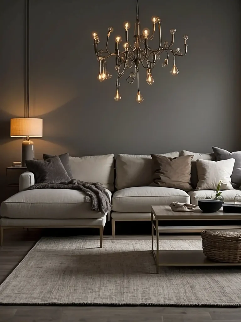 Warm Greige Walls for Cozy Living Rooms