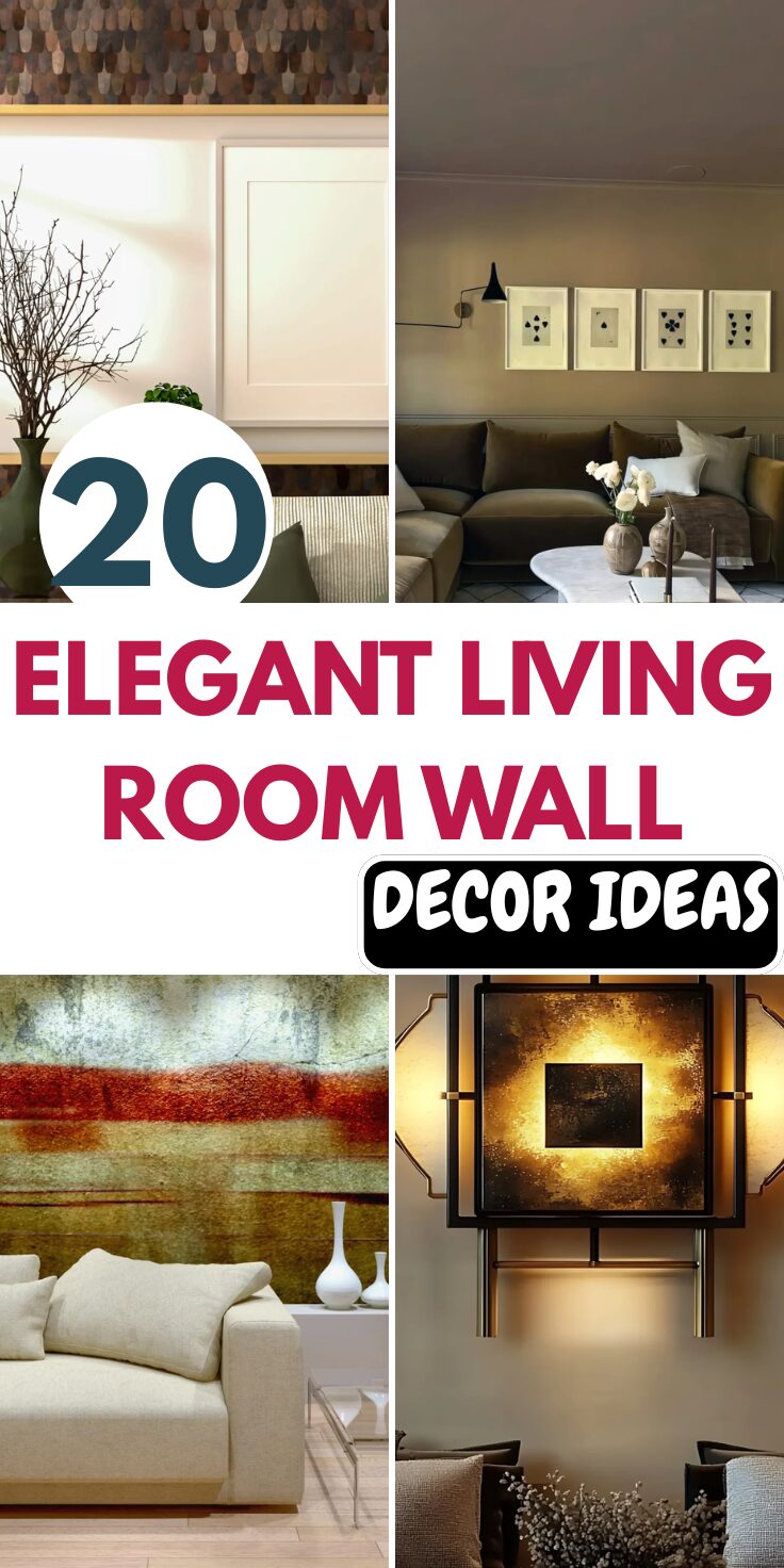 You are currently viewing 20 Elegant Living Room Wall Decor Ideas That Instantly Elevate Your Space