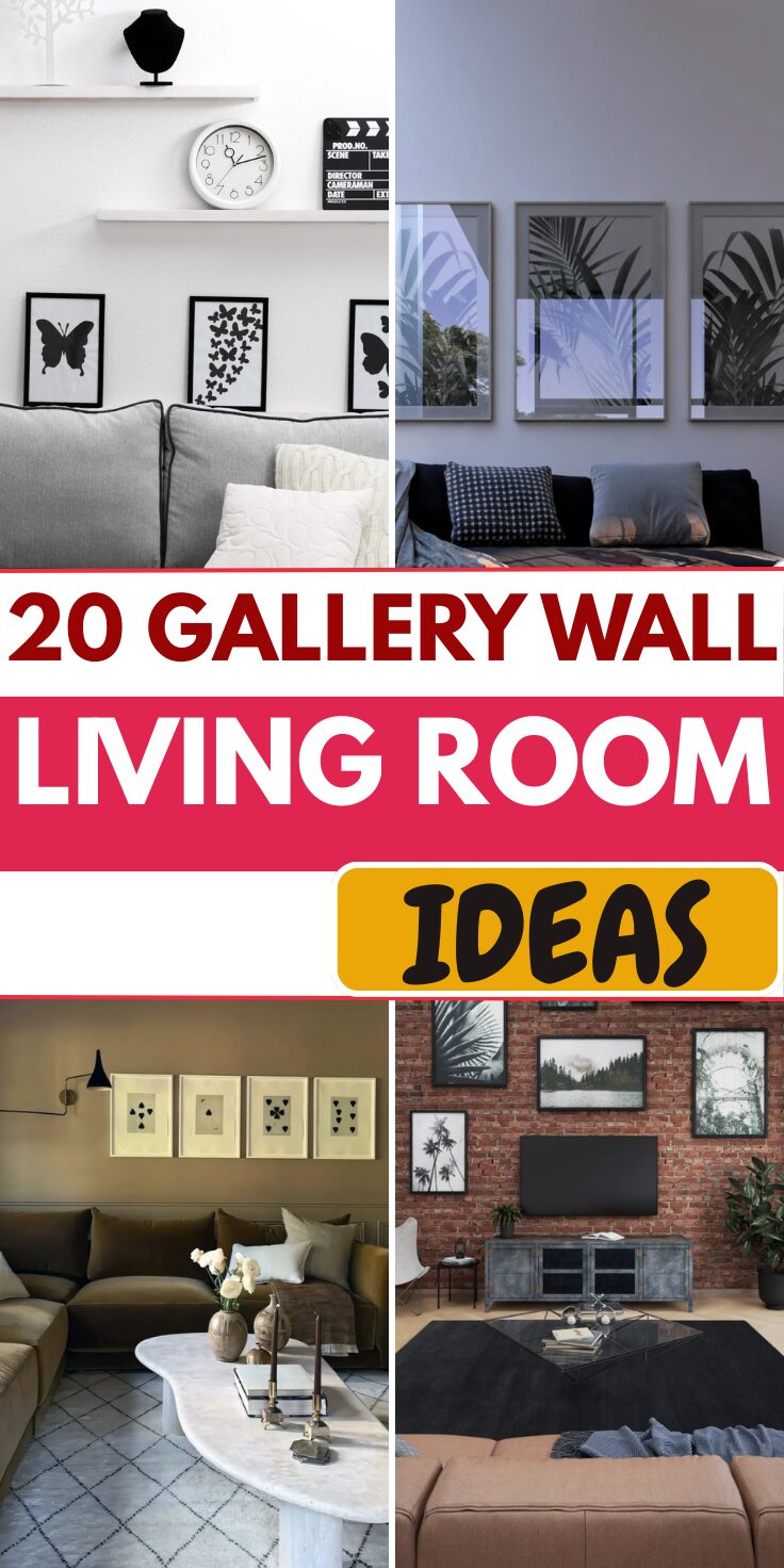 You are currently viewing 20 Gallery Wall Living Room Ideas That Instantly Elevate Your Space
