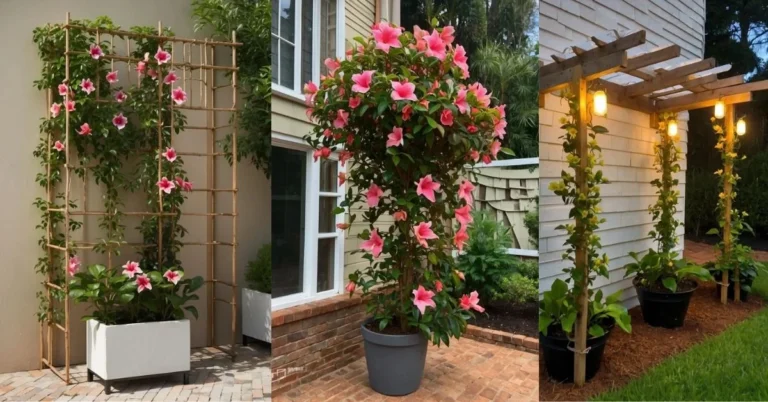 20 Gorgeous Mandevilla Trellis Ideas That Will Transform Your Garden