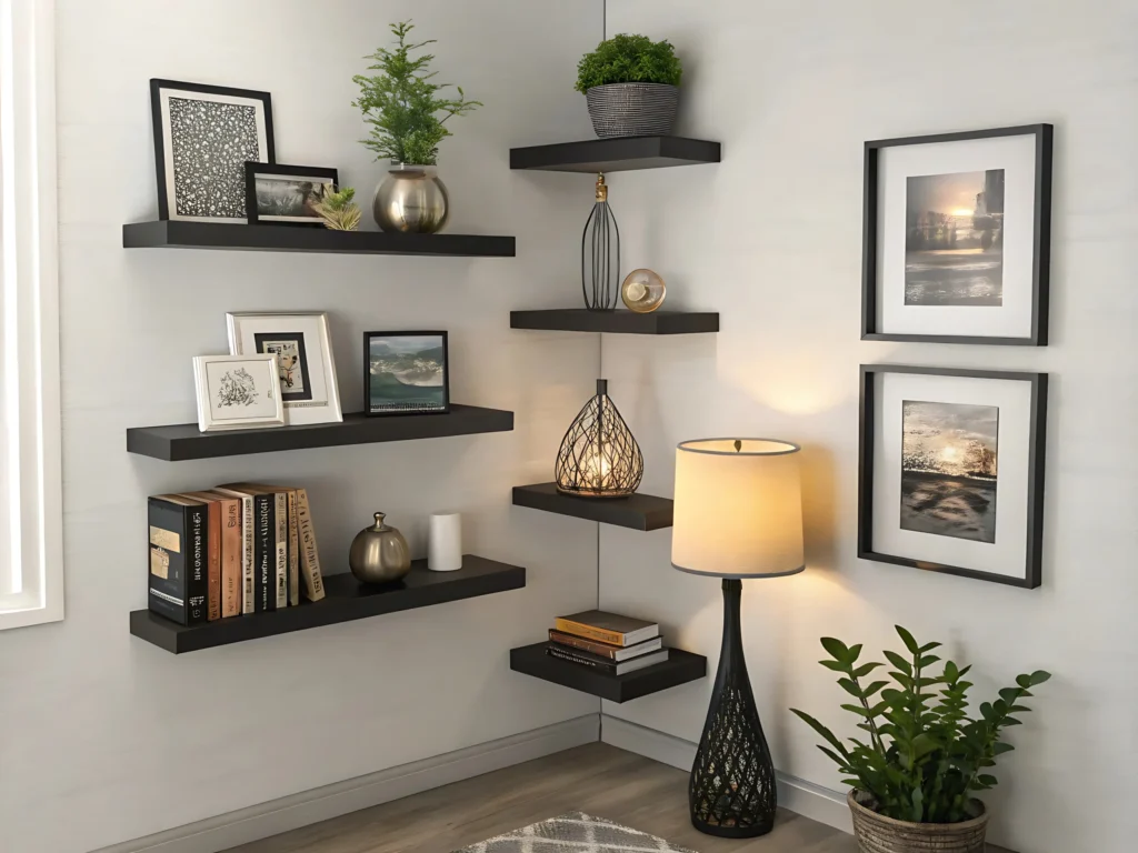 Corner Wall Shelves