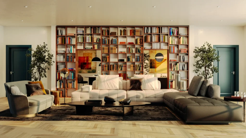 Floating Bookshelves