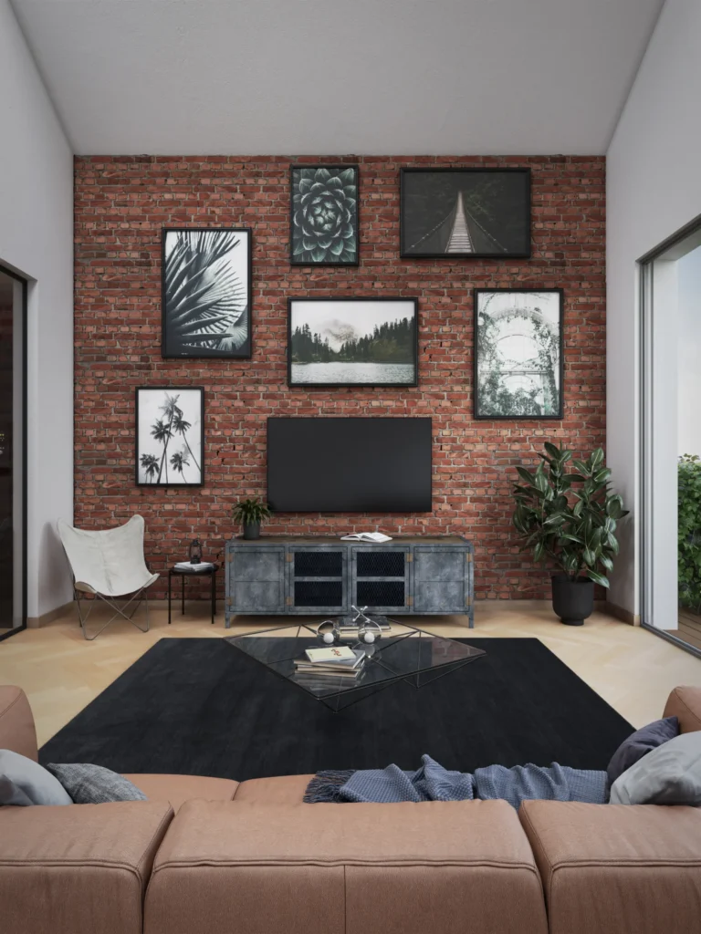 Gallery Wall Around the TV