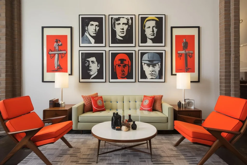 Gallery Wall With Art Prints