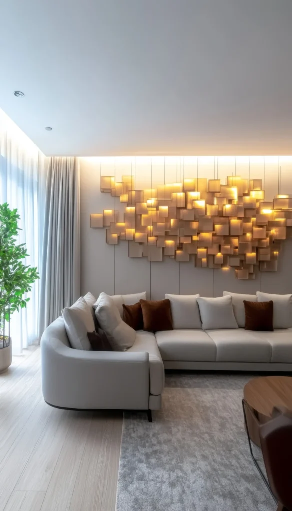 Layered Wall Lighting Design